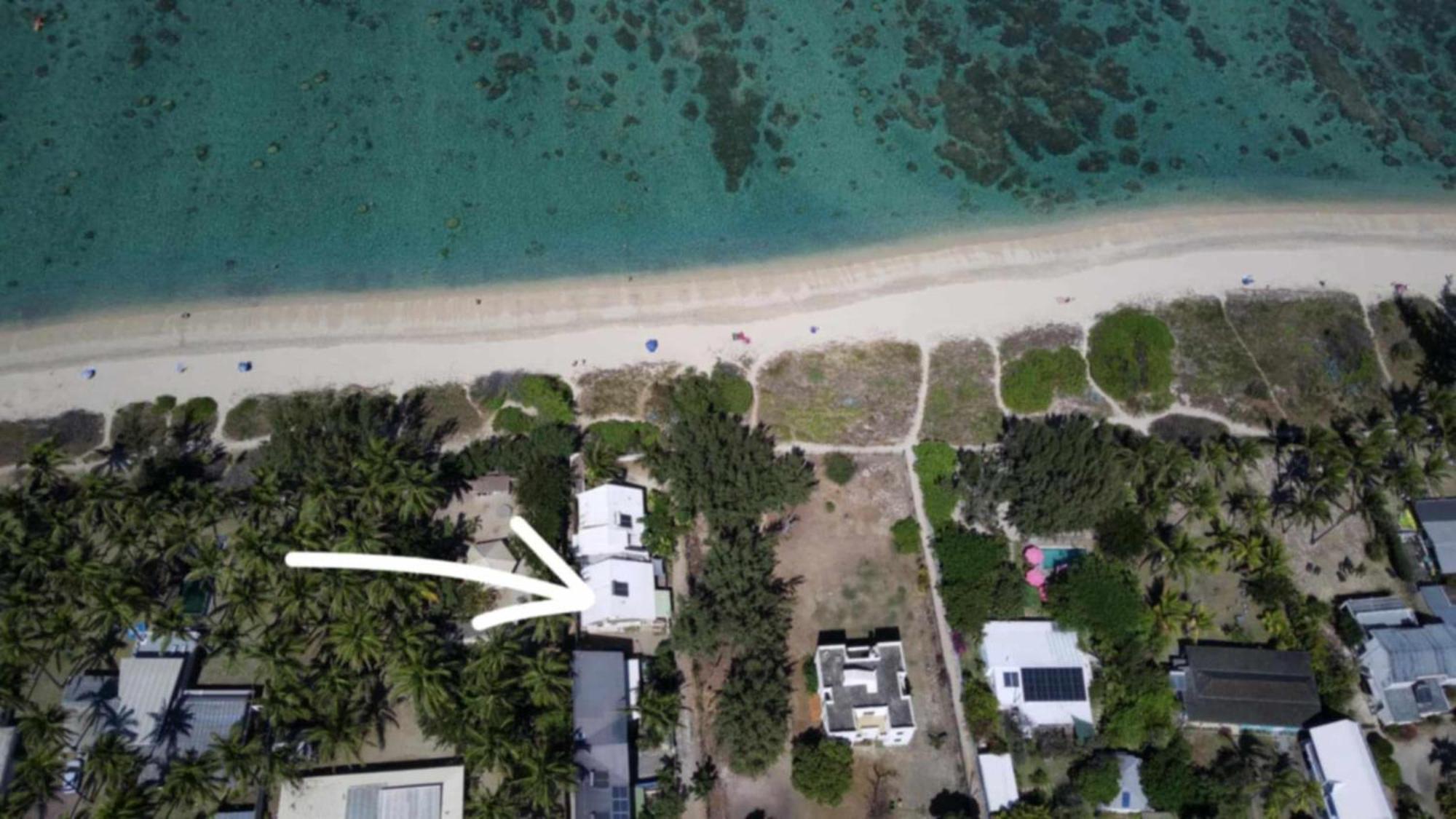 La Villa L'Ancre Marine, Pieds Dans Le Lagon ! La Saline Les Bains Exterior photo